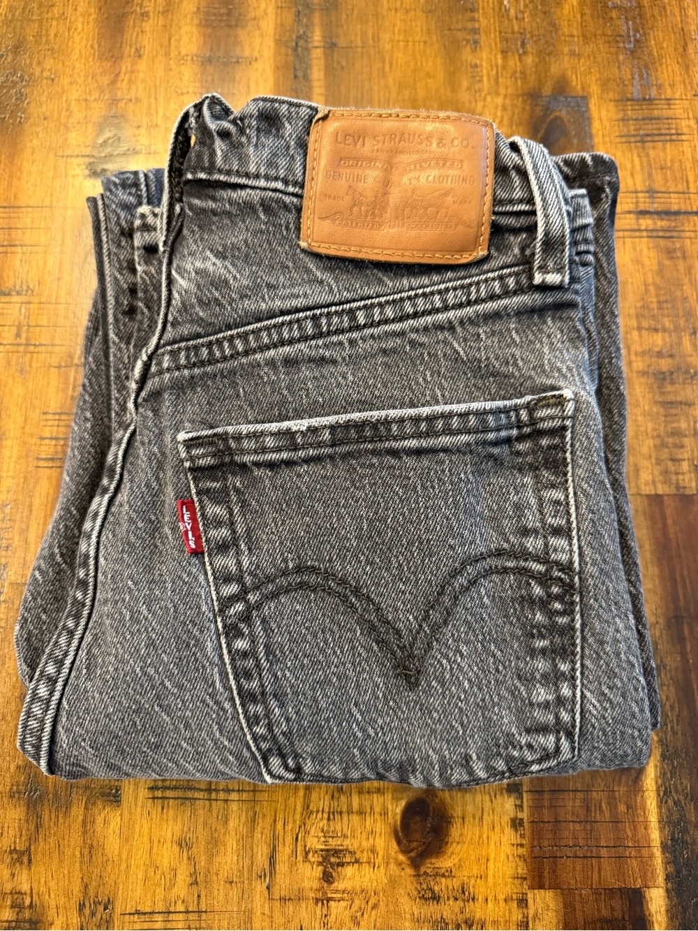 🍒Vintage LEVI'S ribcage straight ankle jeans hi-rise sz 24 punk grunge 5 button